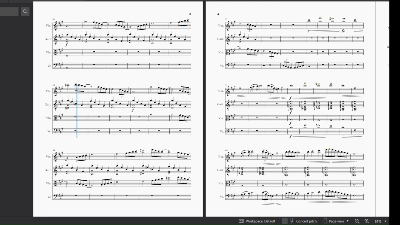 String Quartet No  2 Movement 2