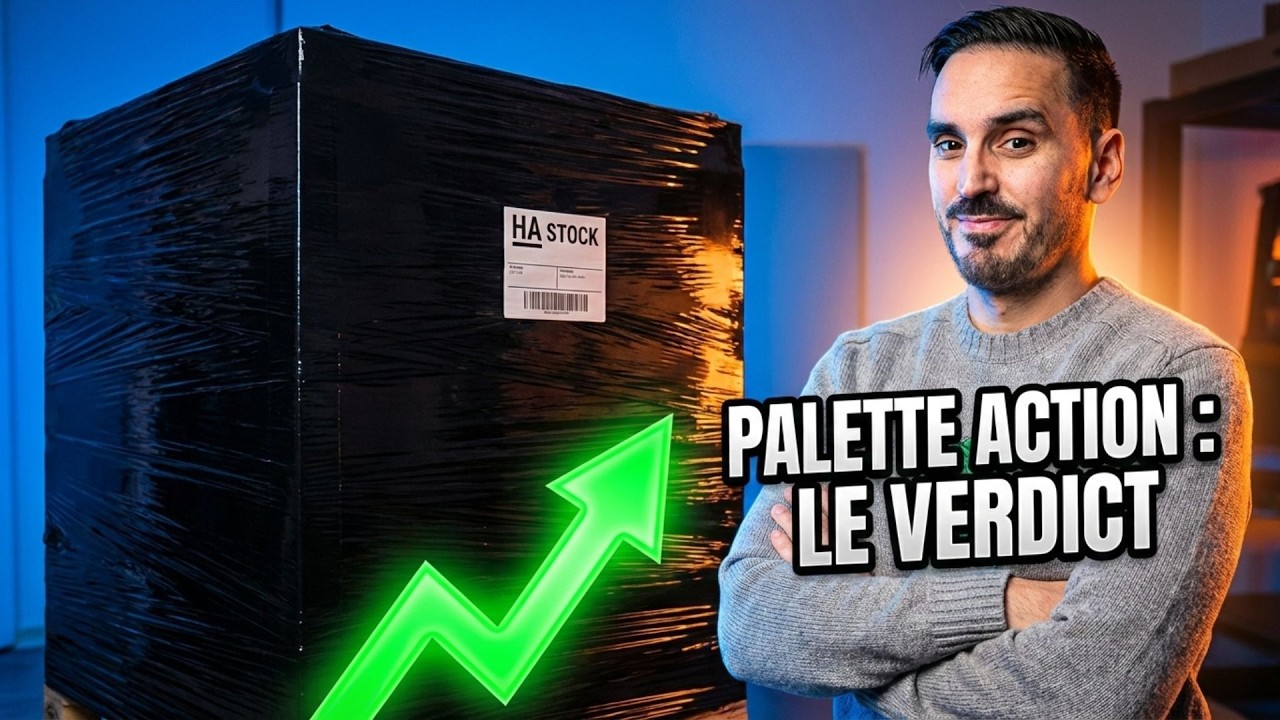 PALETTE DE DESTOCKAGE &agrave; 600&euro; : ARNAQUE OU JACKPOT ? (BILAN COMPLET)