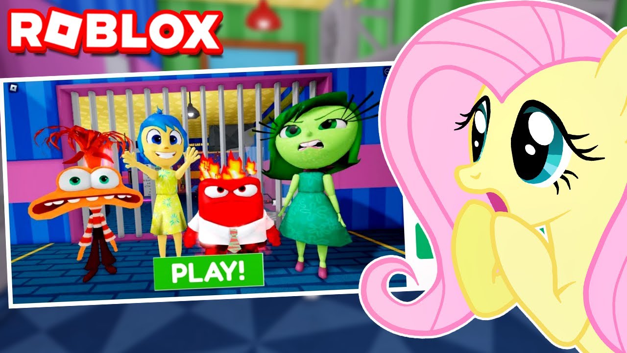 ESCAPANDO DA PRIS&Atilde;O de DIVERTIDAMENTE (Roblox) #LuliRarity