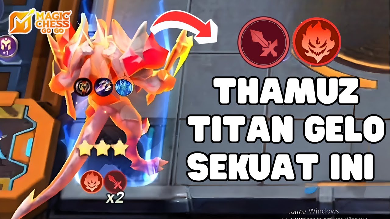 THAMUZ TITAN COMEBACK KITA BUKTIKAN SEKUAT APA MAGIC CHESS GOGO