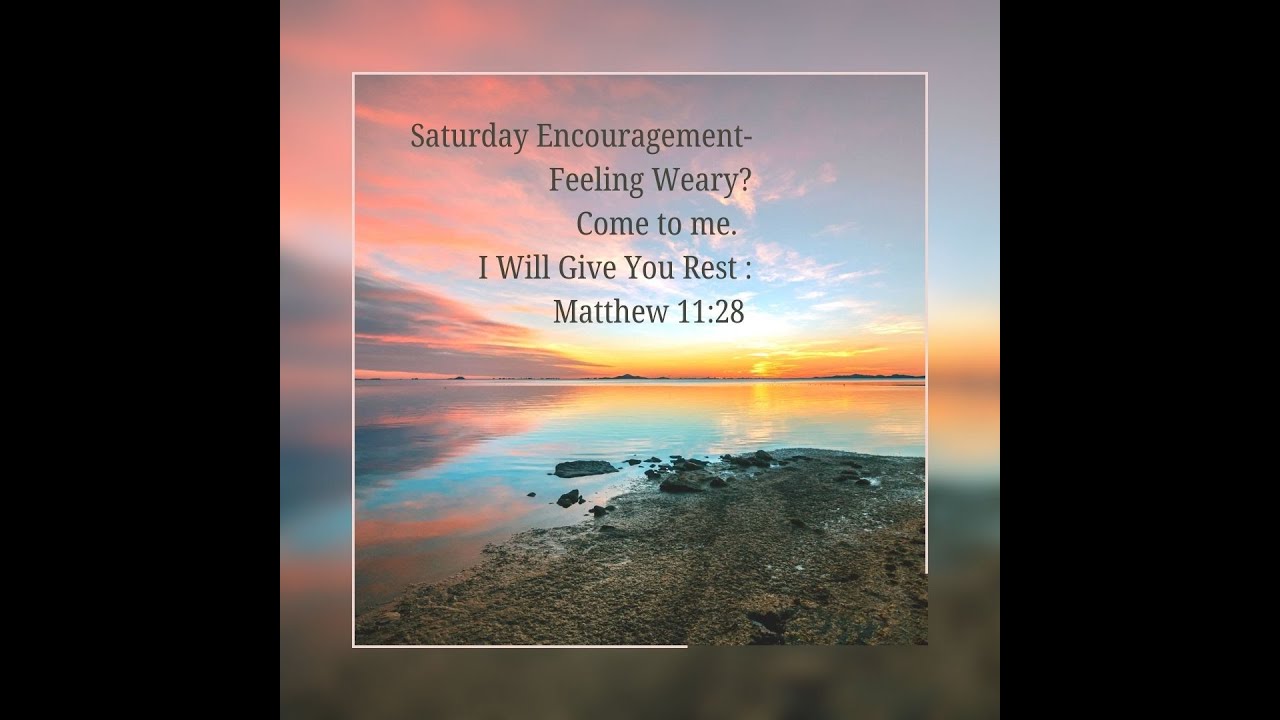 Feeling Weary & Overwhelmed? “Come to Me… I Will Give You Rest” – Matthew 11:28 KJV 🕊️