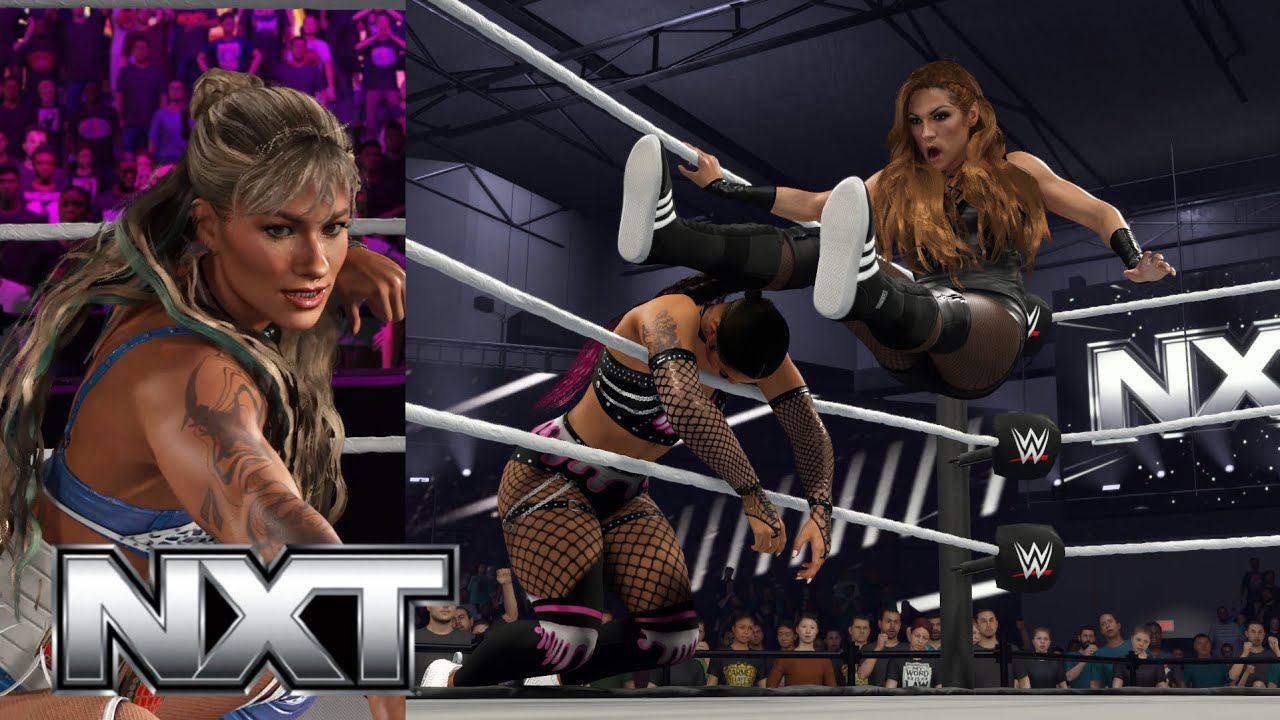 WWE 2K25 NXT - SOL RUCA CELEBRATES HER MANIA WIN + MITB QUALIFIER BECKY LYNCH VS. JAIDA PARKER