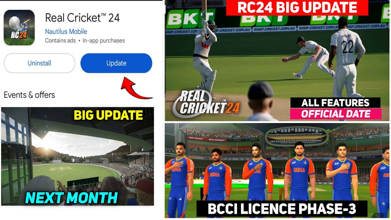 Real Cricket 24 New Update Soon | Real Cricket 26 Coming | Rc24 New Update Kab Aayega | Rc24 Update
