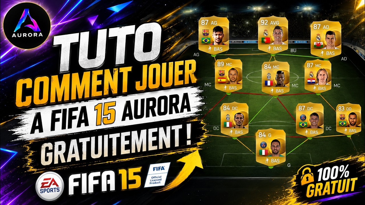 COMMENT INSTALLER ET JOUER A FIFA 15 FUT EN LIGNE EN 2026 GRATUITEMENT ! (AURORA)