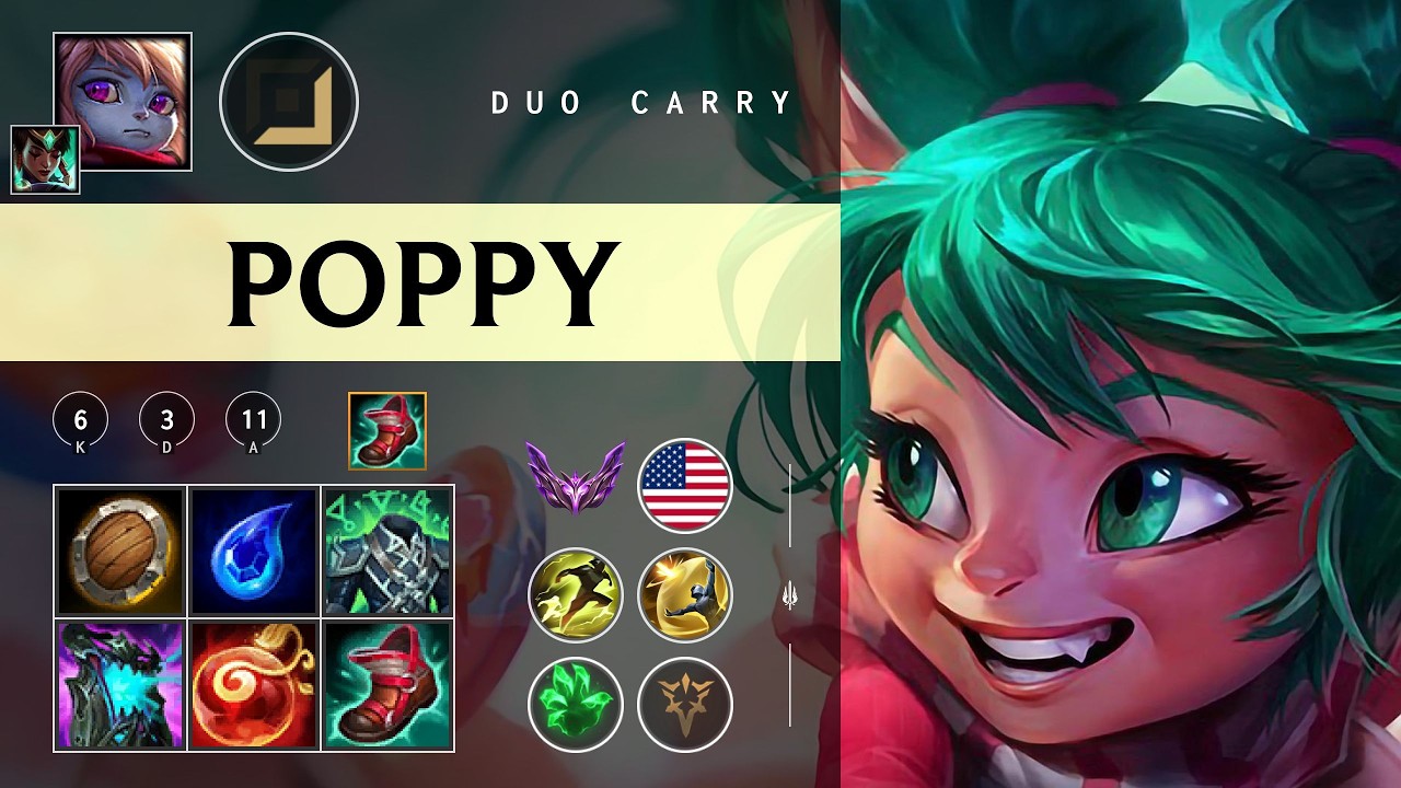 Poppy Carry vs Ezreal - NA Master Patch 26.05