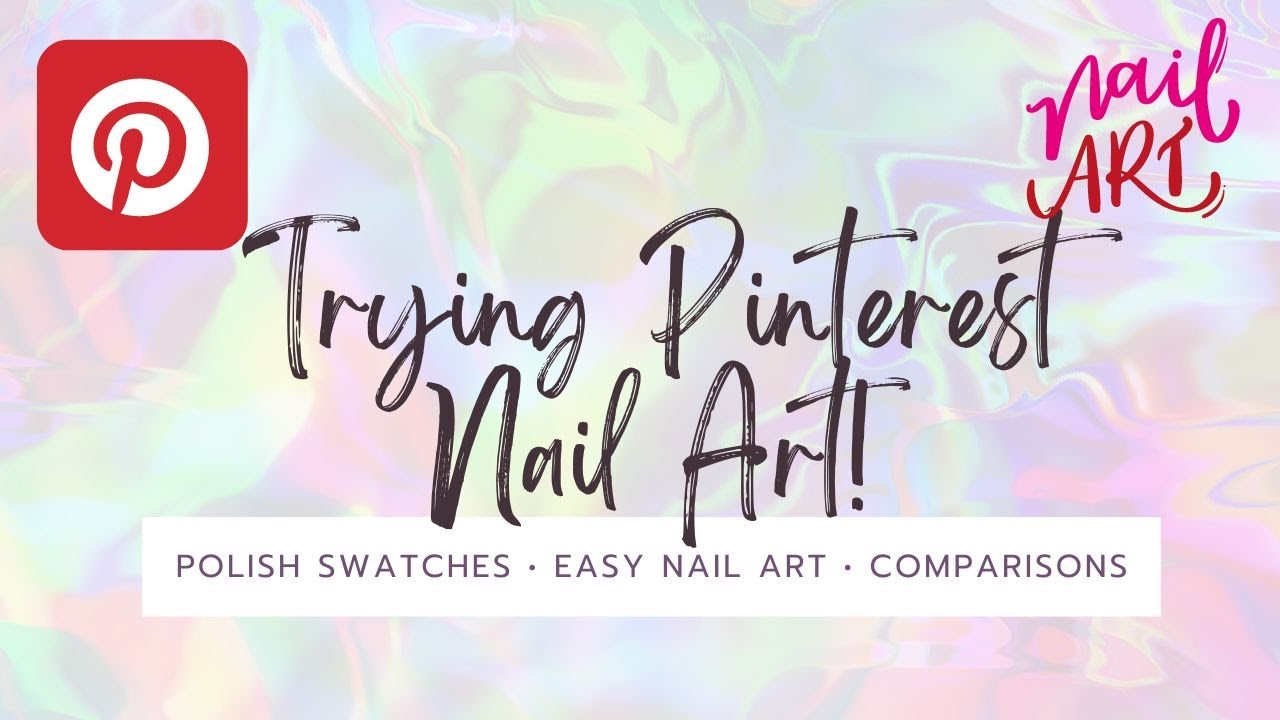 Trying Pinterest Nail Art!