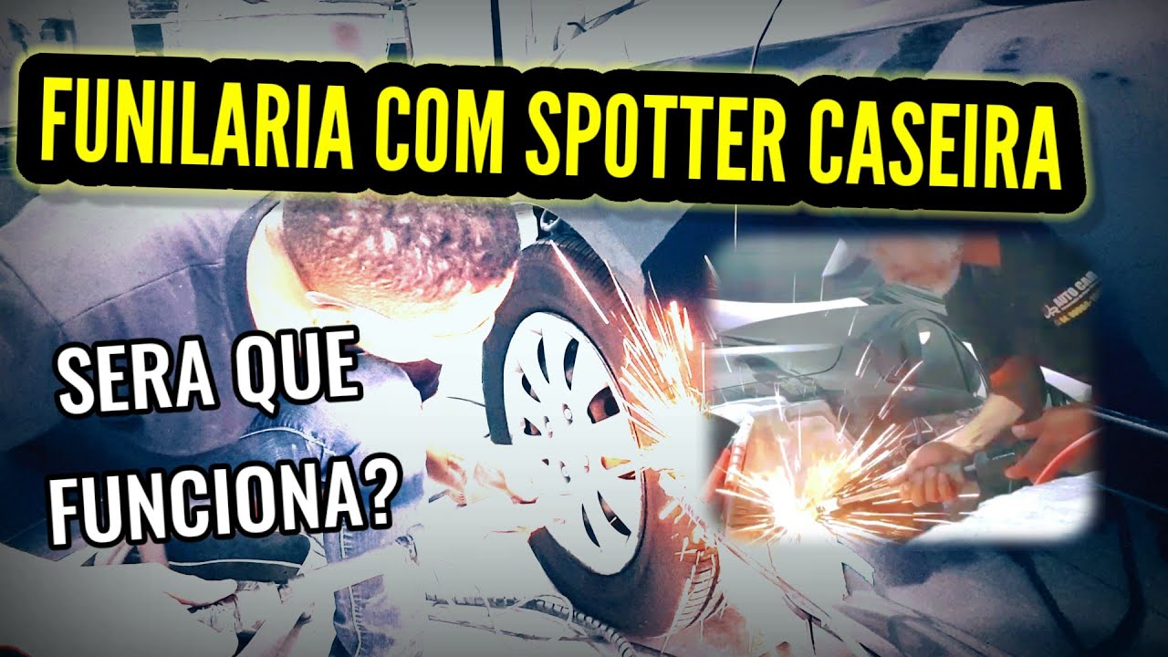 Funilaria com spoter caseira. SERA QUE FUNCIONA?#hgesteticar #funilaria #pintura #automotiva&nbsp; #dicas