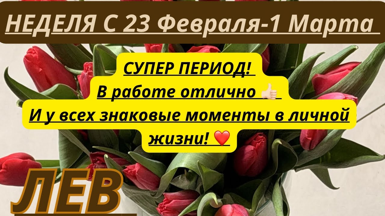 ЛЕВ ♌️ ТАРО ПРОГНОЗ С 23 Февраля-1 Марта/2026 от Alisa Belial.