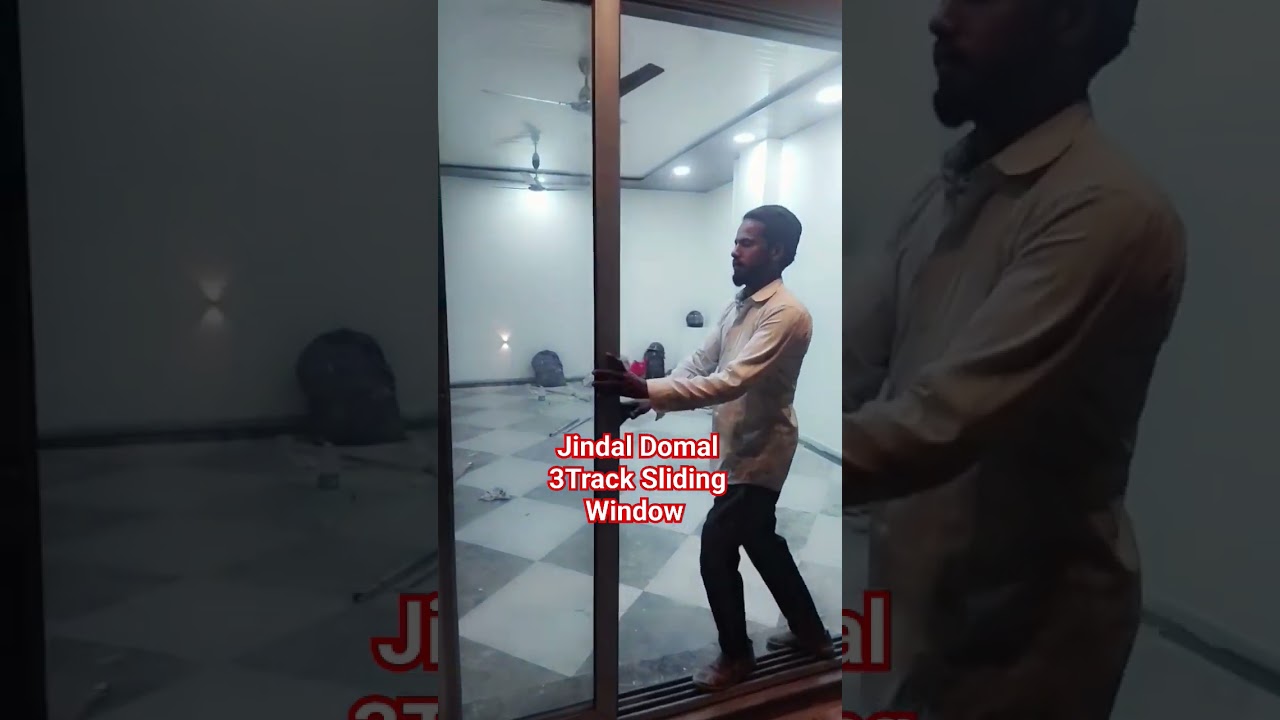 JINDAL DOMAL 3TRACK SLIDING DOOR #doordesign #aluminumworks