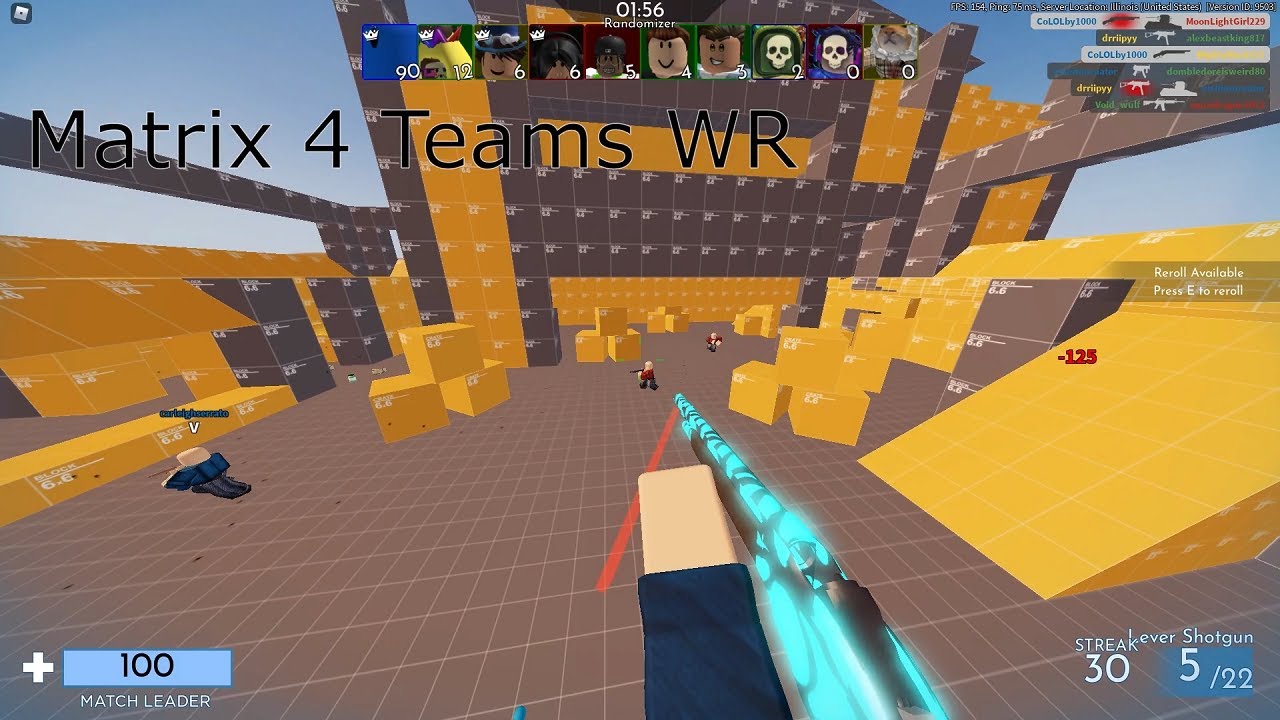 This could have been a 400 Point Randomizer...Matrix 4 Teams WR(Arsenal)
