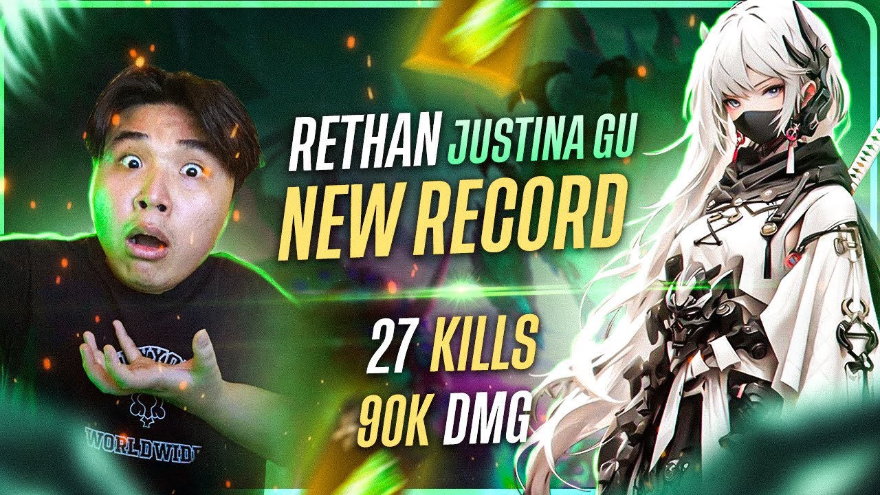 New Record Justina Gu 27 Kill 90k DMG ? Rank 3k5 | Anh Ấy Đã Trở Lại Với Con Băng Của Anh Ấy...