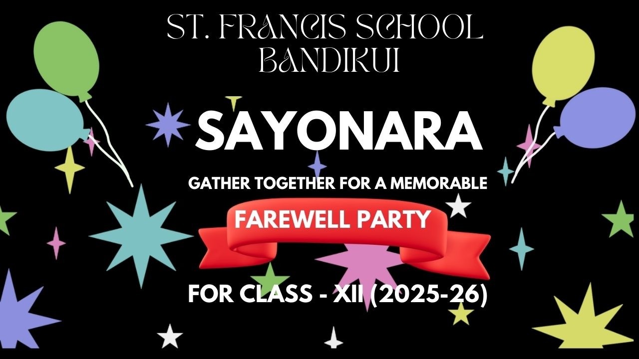 Farewell 2026 | Class XI Bids Goodbye to Class XII | St. Francis School