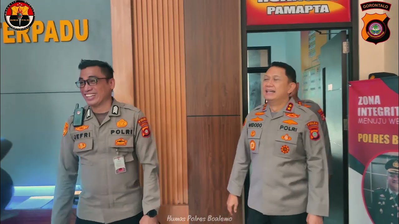 Kunjungan kerja Kapolda Gorontalo