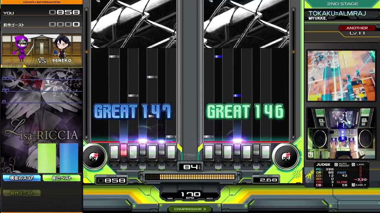 TOKAKU=ALMiRAJ(DPA)EX-HARD🌻【beatmaniaIIDX33SparkleShower】