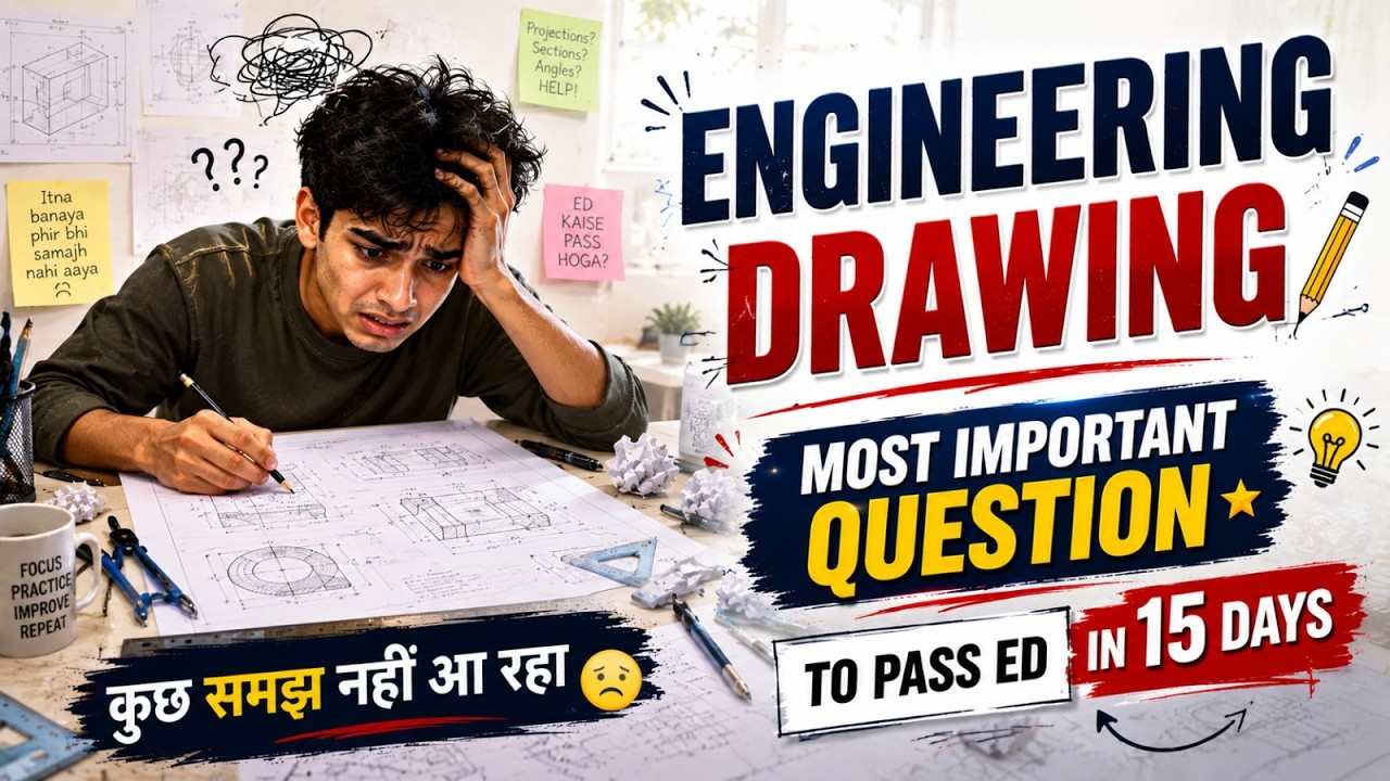 Engineering Drawing Most Important questions for RGPV Exam