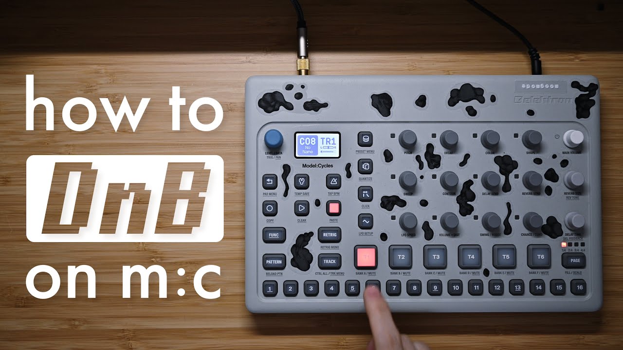 how I learn to Drum (& no Bass) with model:cycles.