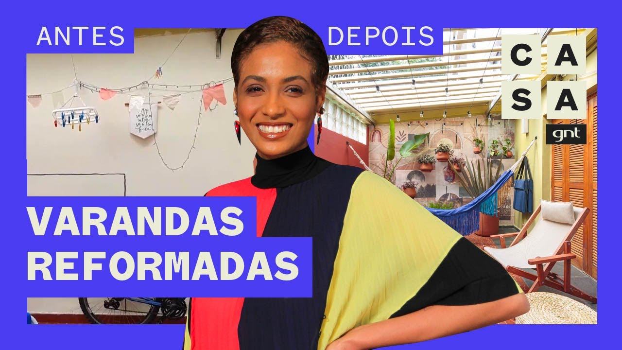 Reforma de VARANDA GOURMET em apartamento dá lazer para família | Antes e Depois | Stephanie Ribeiro