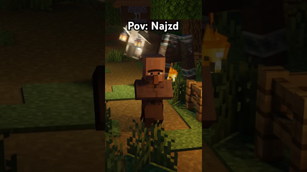 Życie villagera nie jest takie proste #minecraft #shorts #animacja