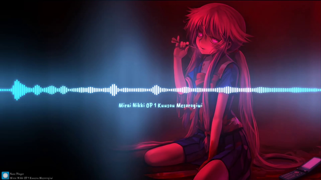 Mirai nikki OP 1 - Kuusou Mesorogiwi || instrumental || musica y audio sin copyright