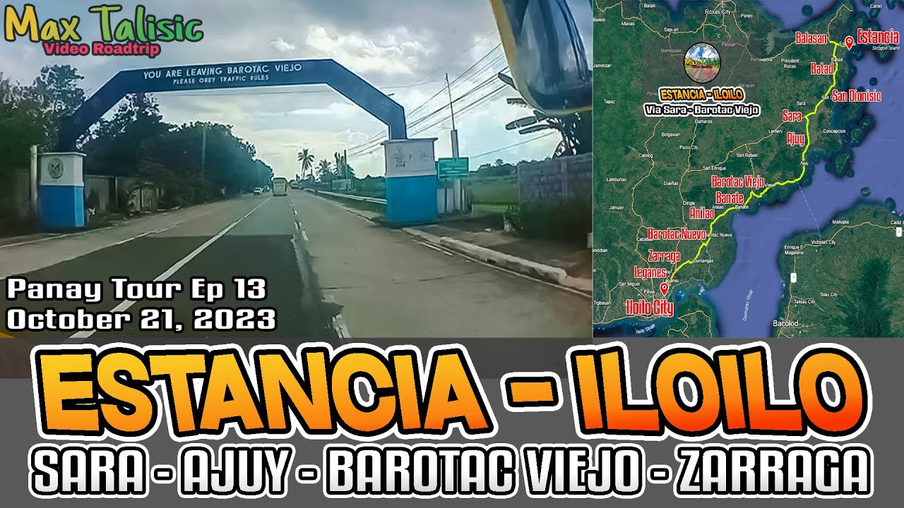 Video Roadtrip - (Western Visayas) Estancia to Iloilo City via Sara - Barotac Viejo