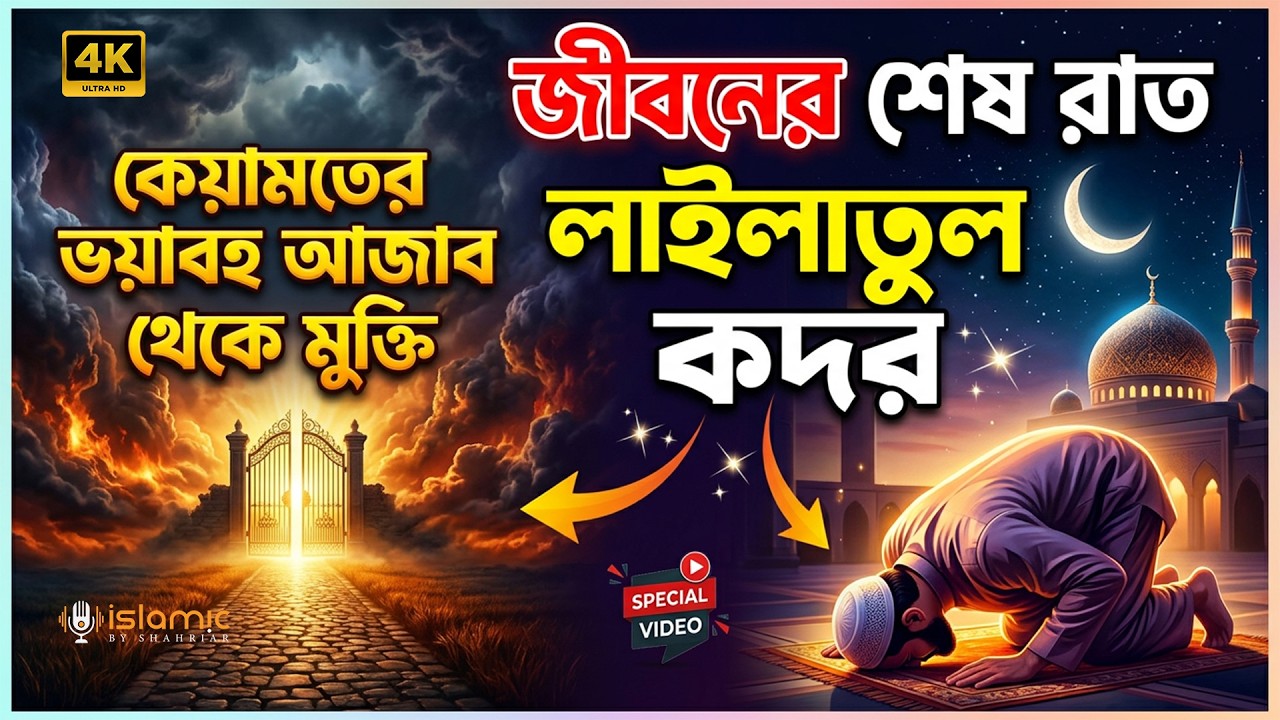 কিয়ামতের আগে! আপনার মৃত্যুর আগের রাত কেমন হওয়া উচিত? | লাইলাতুল কদর