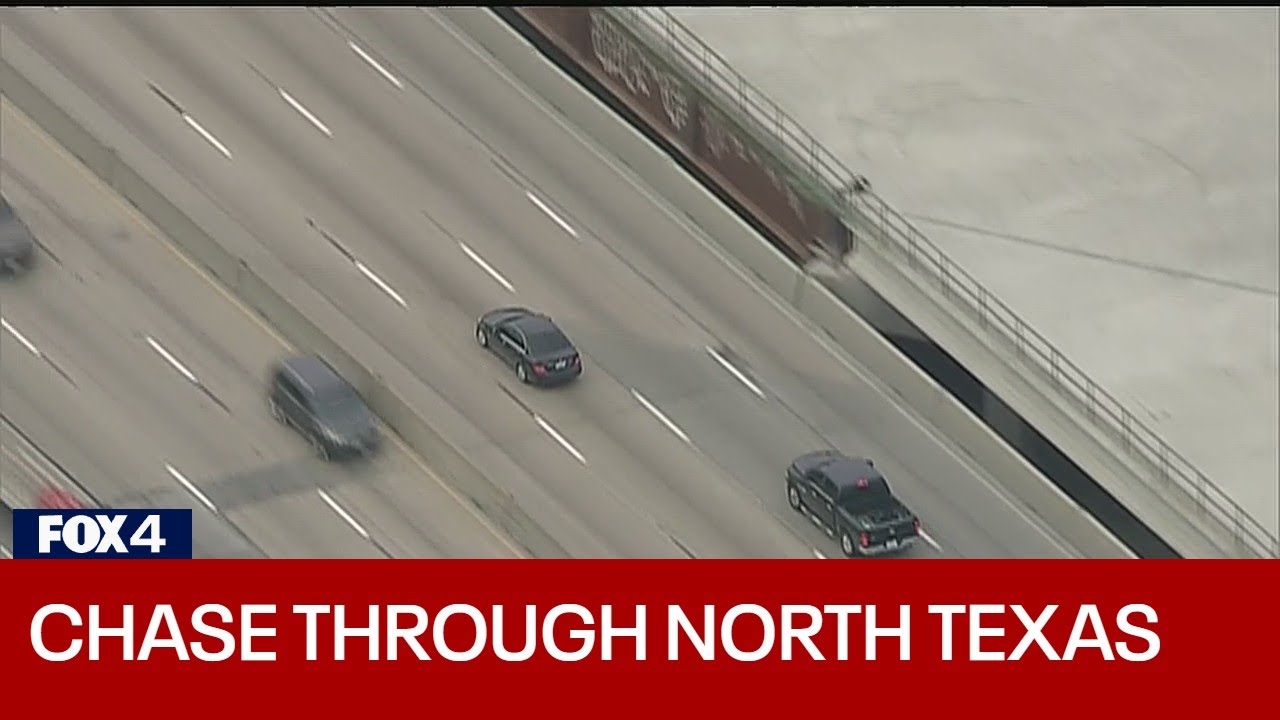 RAW VIDEO: High speed police chase through North Texas ends in North Dallas neighborhood