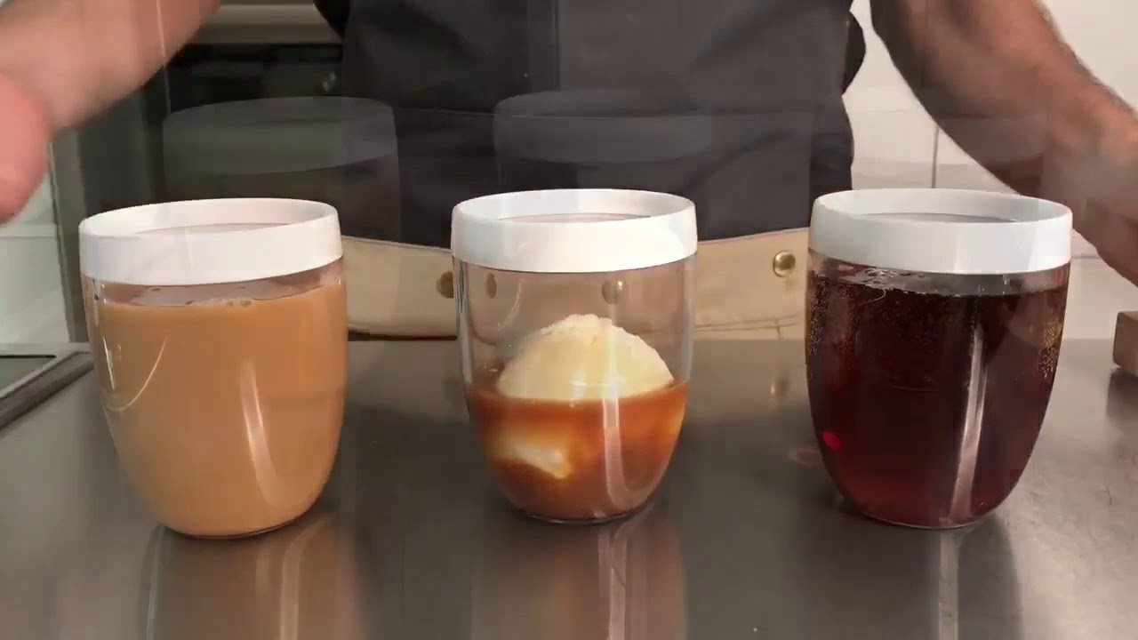 Variations sur le Cold Brew avec la carafe Tupperware pour infuser à froid