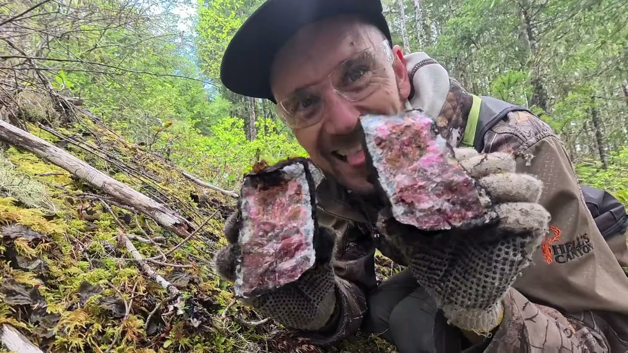 Экскурсия на холм 60, где добывают родонит: остров Ванкувер #скалы
