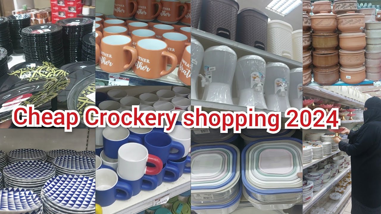 Cheap Crockery Shopping 2024 In Bashawat Jeddah//Best Kitchen Items At Lowest Prices