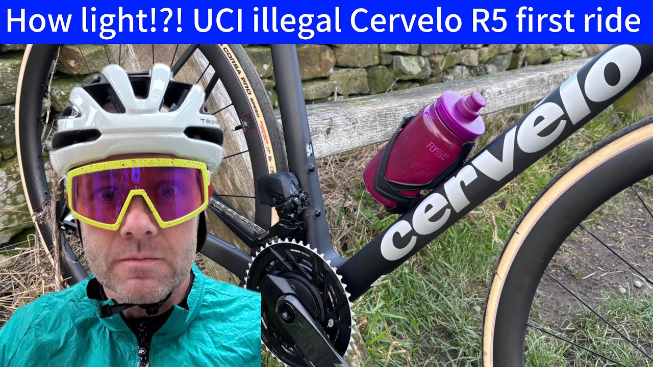 How light!?! Crazy UCI illegal Cervelo R5 first ride 