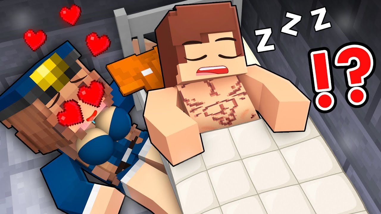 Prisoner JJ has Nowhere to Hide in Prison from Warden Girl - Minecraft Animation with Mikey