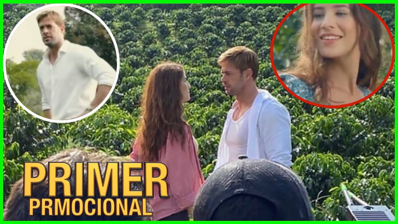 Primer promocional de Café con aroma de mujer con Laura Londoño y William Levy por Telemundo