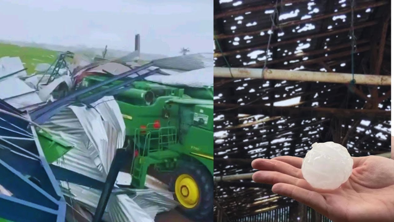 🚨TEMPORAL  Granizo Chuva e Vento Forte em Maring&aacute;, Campo Mour&atilde;o e Jandaia do Sul