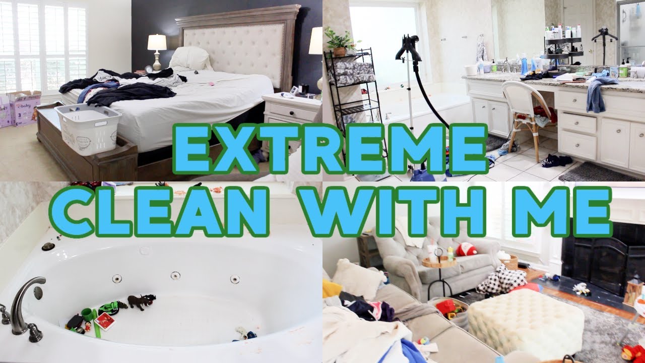 EXTREME CLEAN WITH ME 2022! ALL DAY SPEED CLEANING MOTIVATION! DECLUTTER WITH ME!