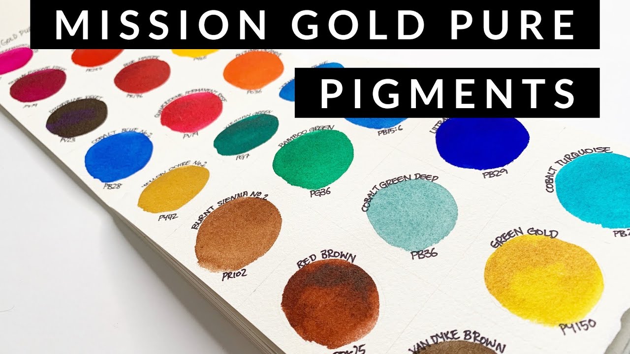 Pure Pigments Set by Mijello Mission Gold | Vlogmas day 17