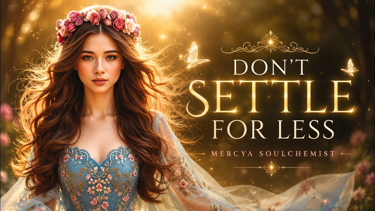 Don’t Settle for Less — A Cinematic Journey of Self-Worth | Mercya Soulchemist -Official Music Video
