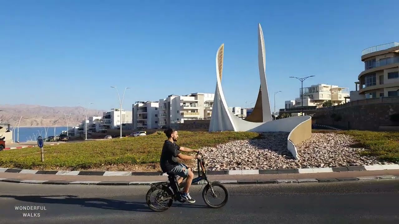 Nice Day in Eilat, walking tour, Israel