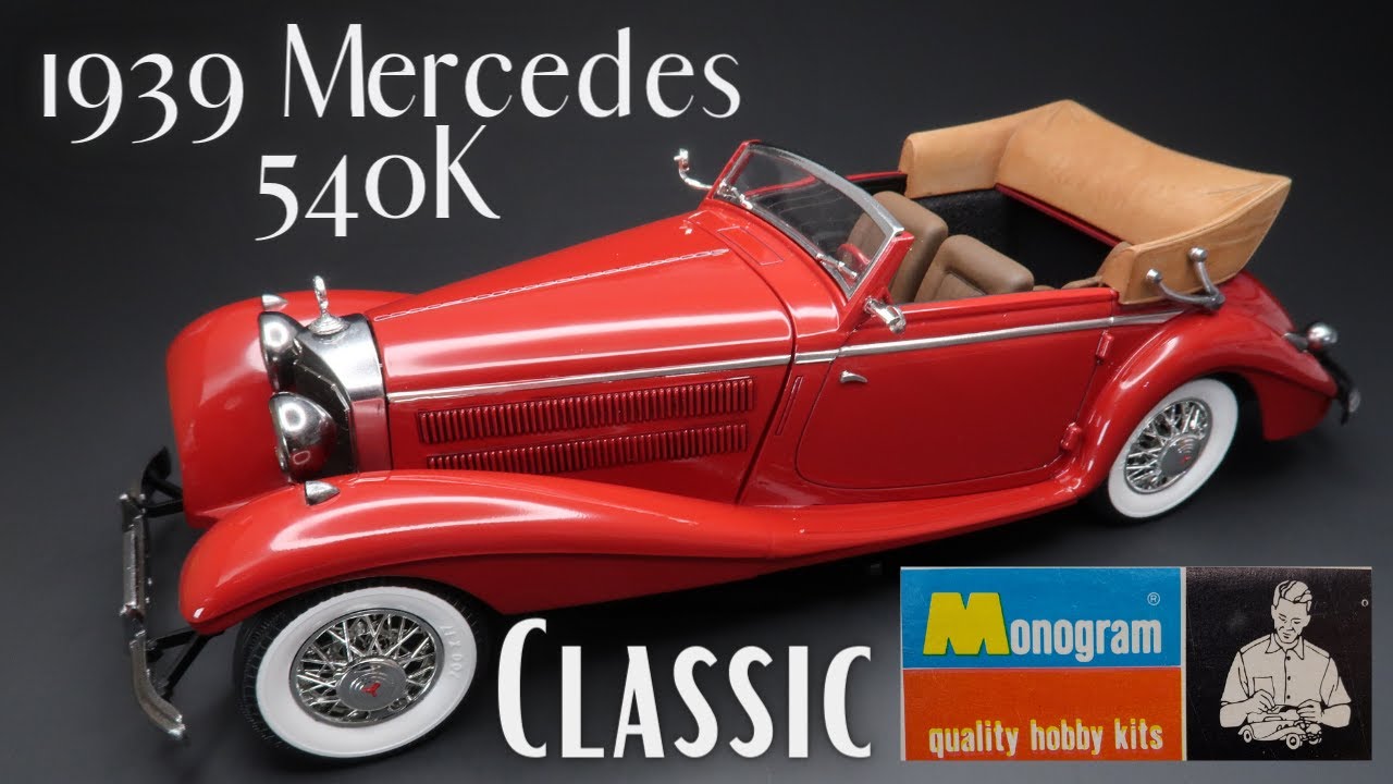 An absolute wonderful kit!! Monogram 1939 Mercedes 540K
