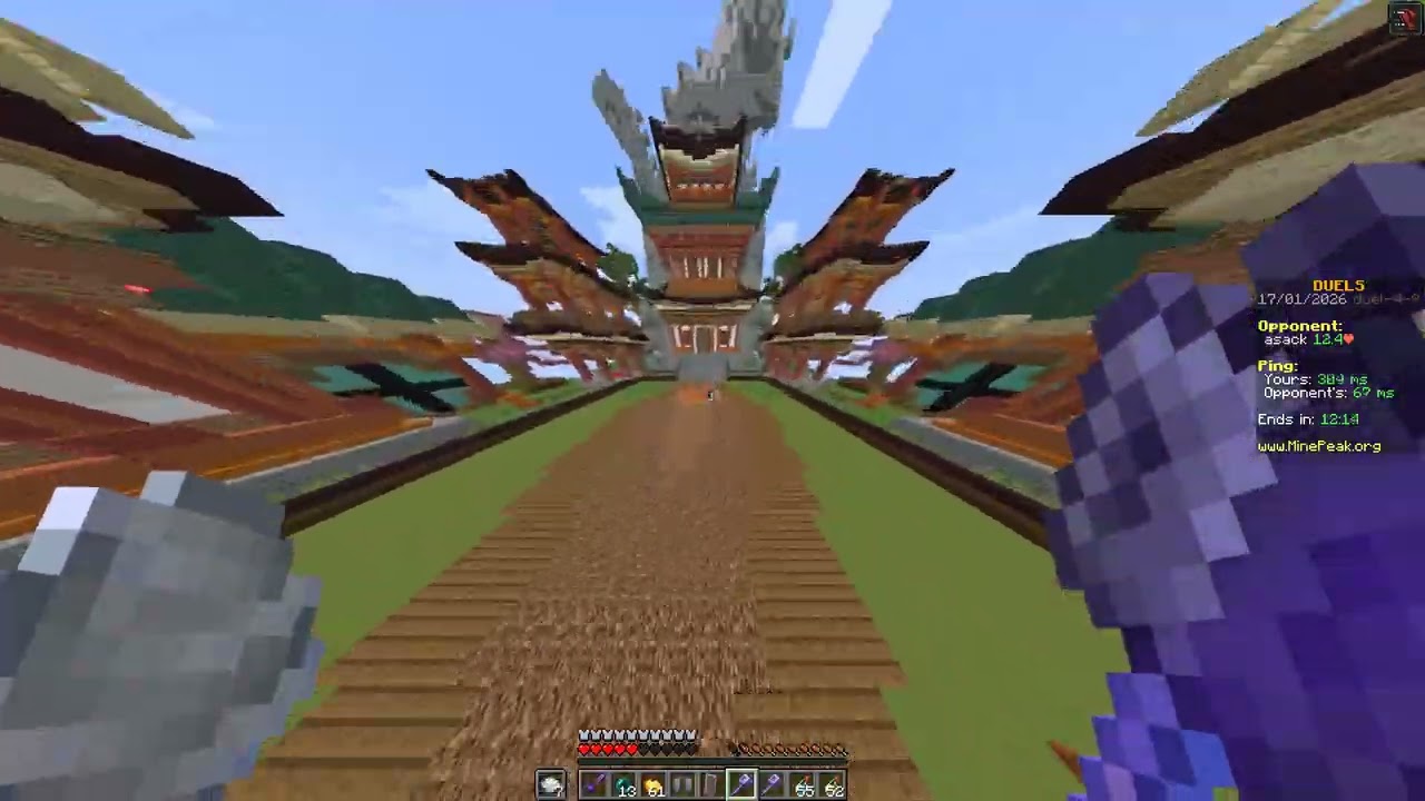 Minecraft Mace pvp ( first video)