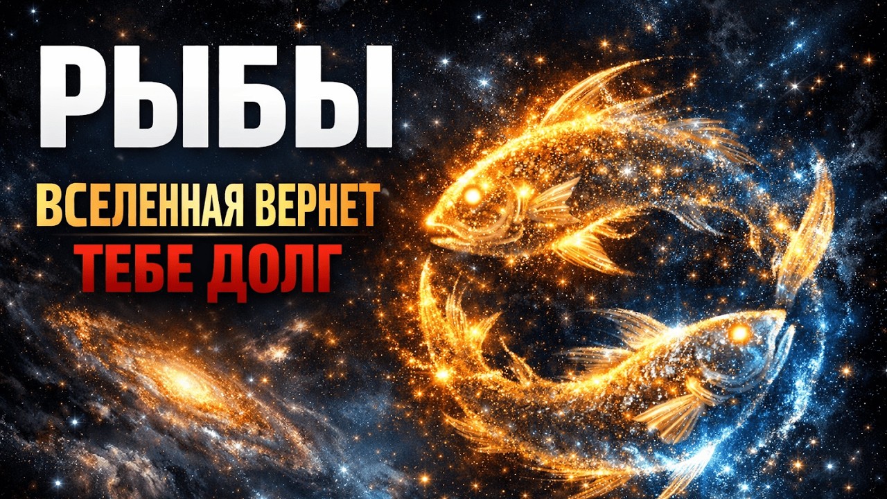 РЫБЫ: ТЫ ТЕРПЕЛ ЭТИ 7 ЛЕТ НЕ ЗРЯ! Сегодня Вселенная вернет долг с процентами. Гороскоп