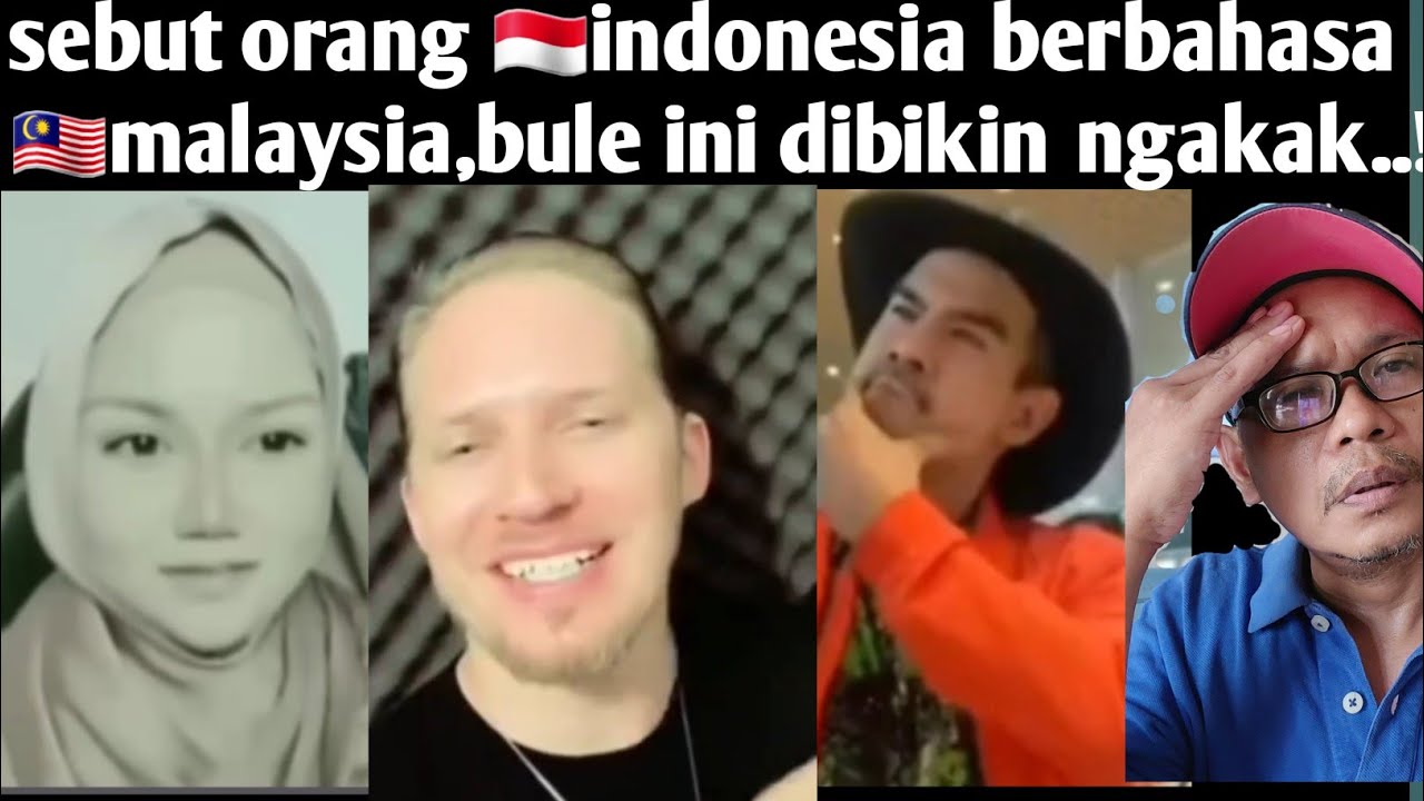 Sebut Orang 🇲🇨Indonesia Berbahasa Malaysia~Sontak bule Tertawa Ngakak || Reaction 🇲🇨🇲🇾