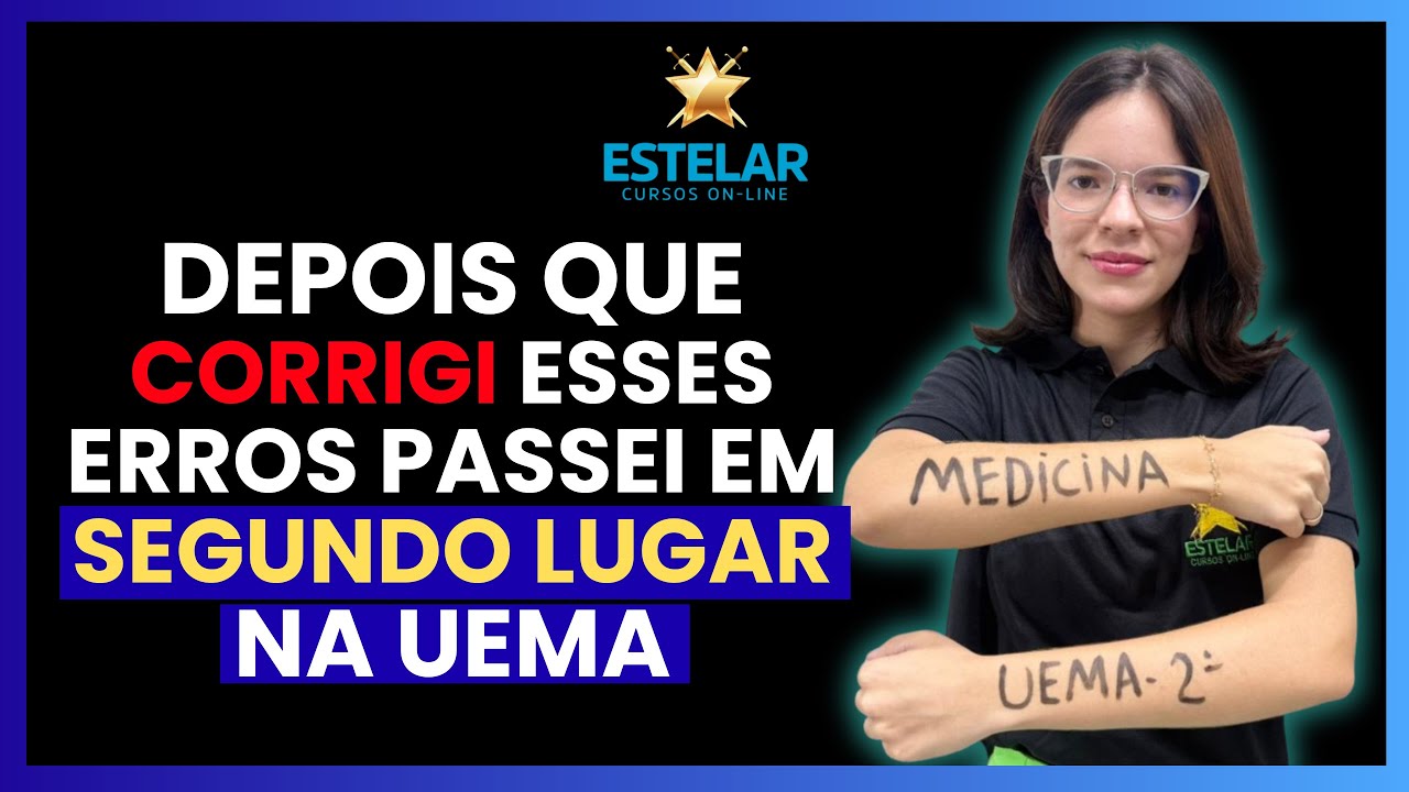 DE 28 ACERTOS AO 2º LUGAR EM MEDICINA NA UEMA: A ESTRATÉGIA DA AMANDA PINHEIRO