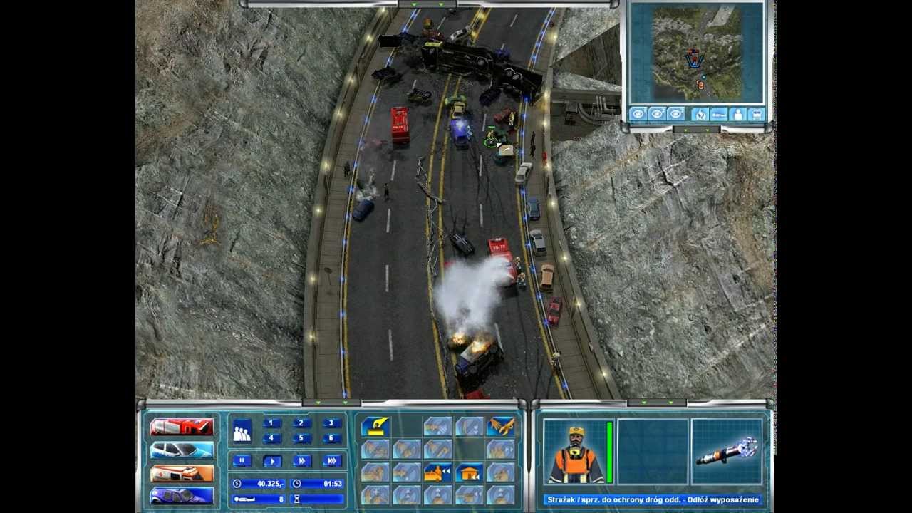 Emergency 4 mission 14 - Accident in motorway tunnel [PL]