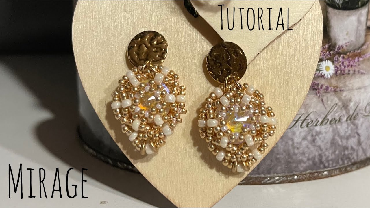 Tutorial orecchini mirage#orecchini #tessitura #perline #handmade