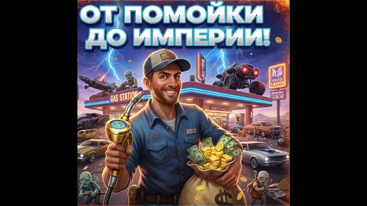 🔴Прямой эфир🔴 ГРЯЗЬ, БЕНЗИН И ДЕНЬГИ | Gas Station Simulator