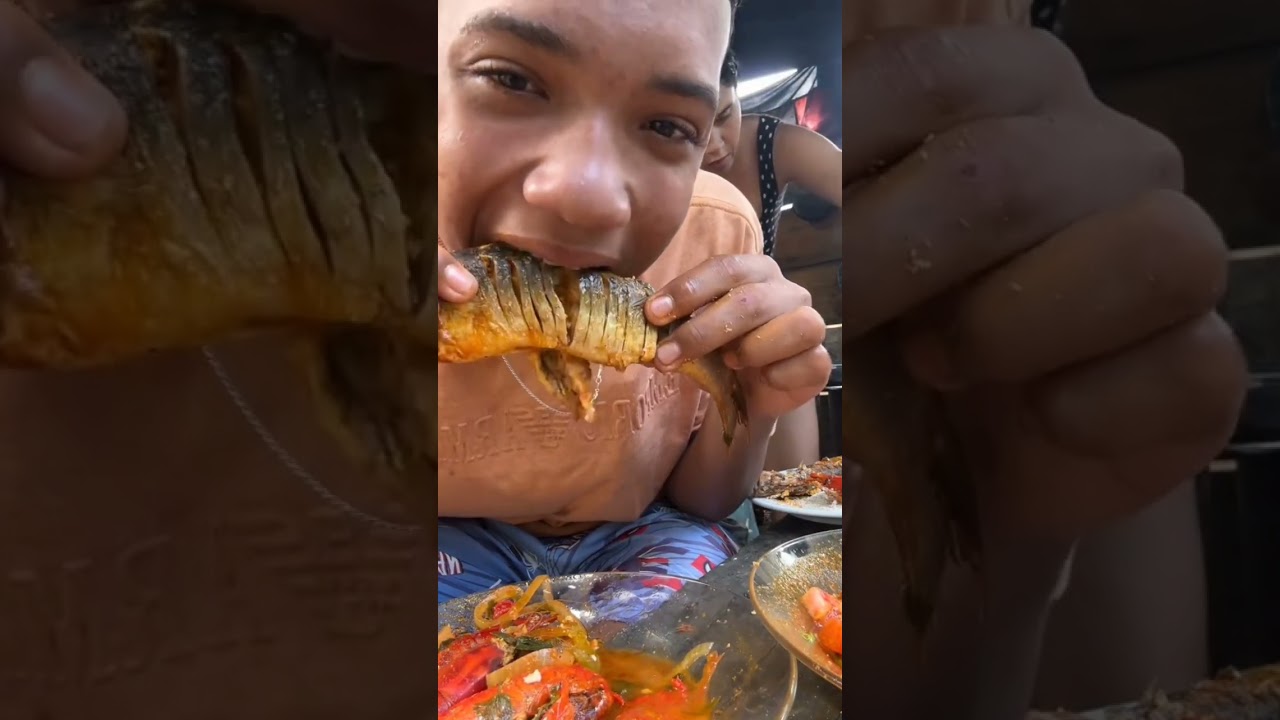 Preparando e comendo uma moqueca de pitu, eita coisa gostosa.