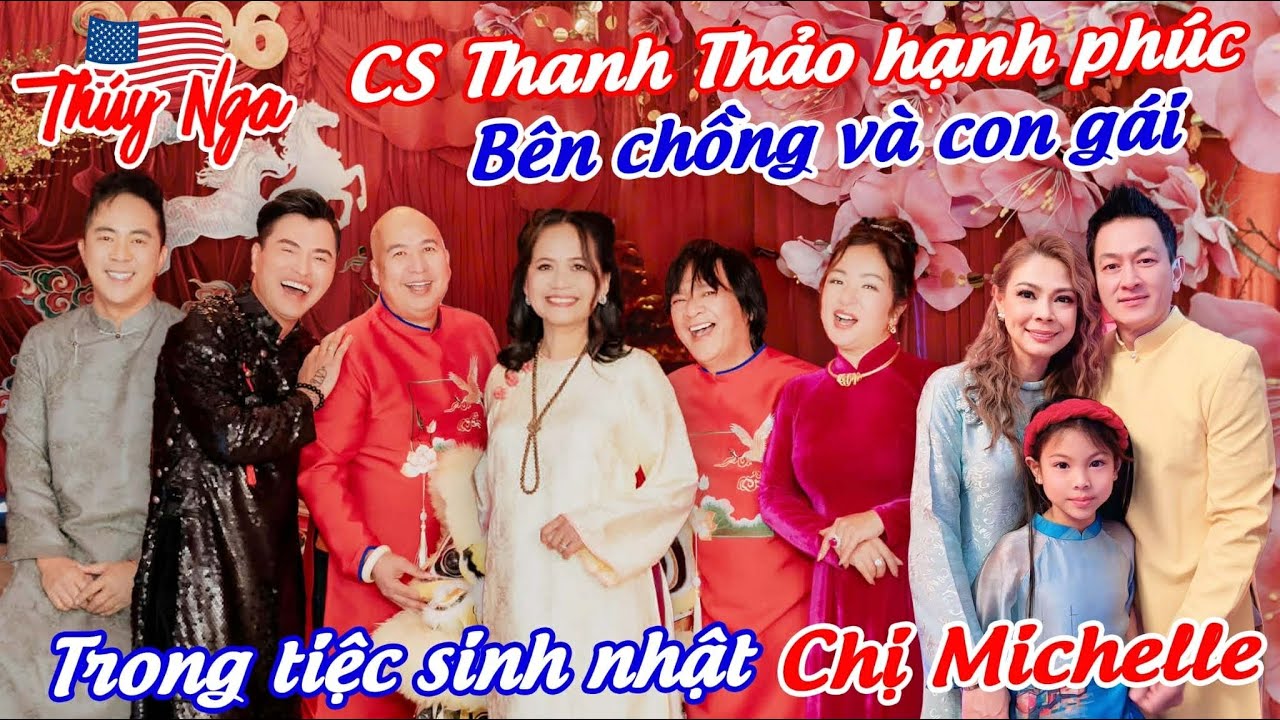 CS Thanh Thảo hạnh phúc bên Chồng và Con gái trong tiệc sinh nhật chị Miseo…
