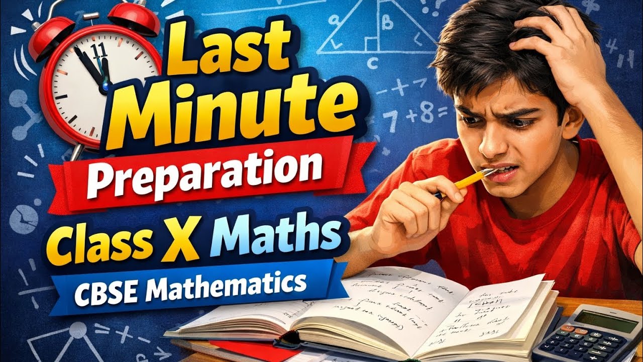 Last Day Exam Preparation Workshop | CBSE Mathematics | Tomorrow Exam 