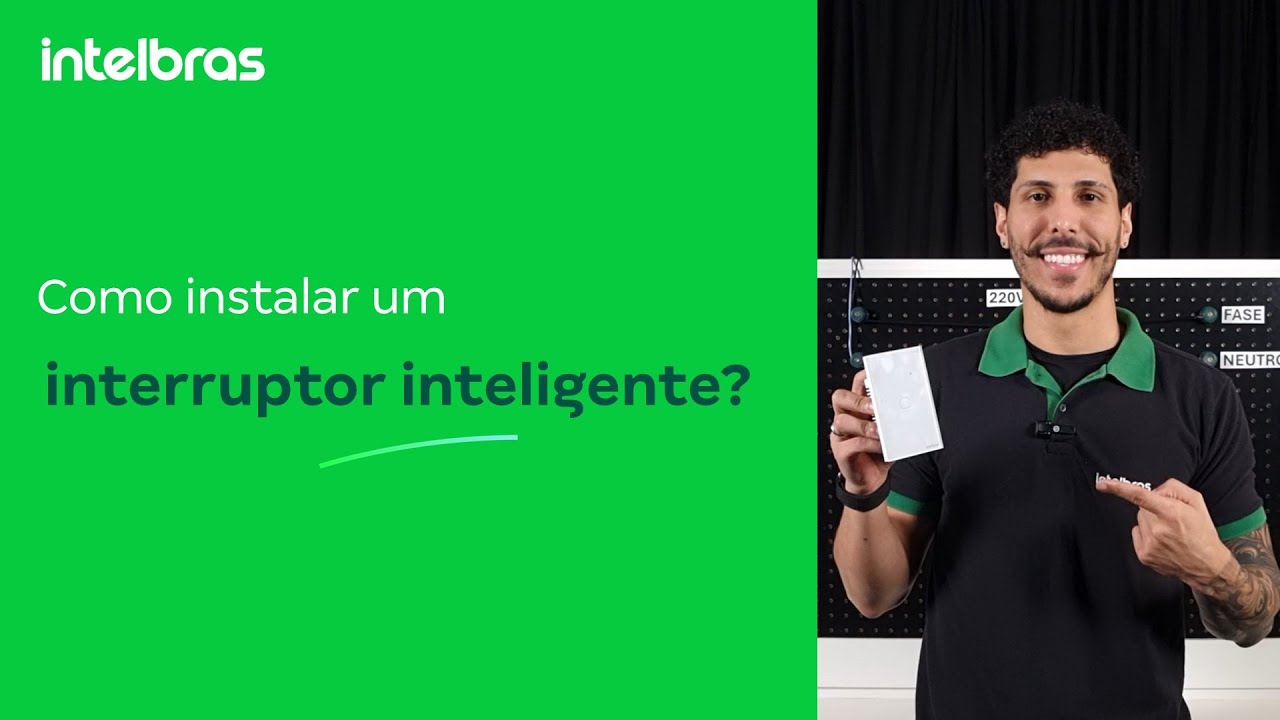 Instalação de interruptor inteligente Intelbras (passando fio neutro)