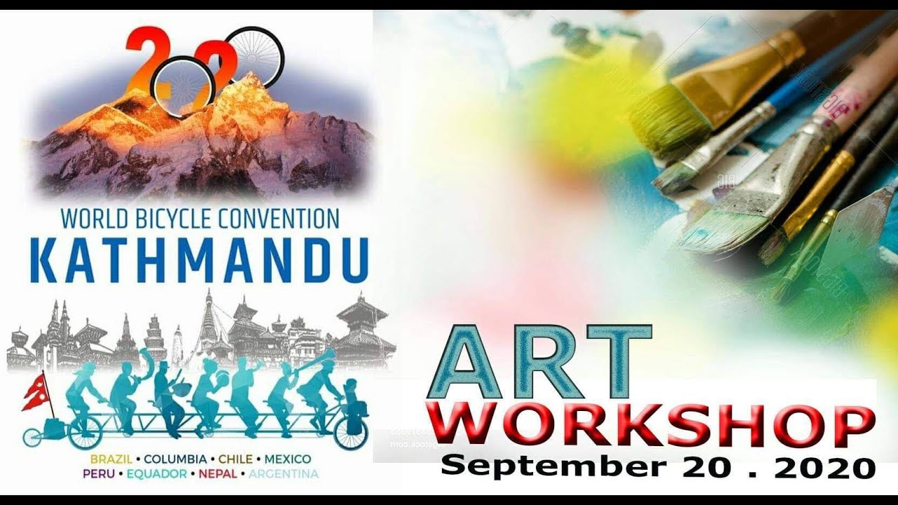 World Bicycle Convention 2020 || Grand Painting Workshop || BK ART Galllery